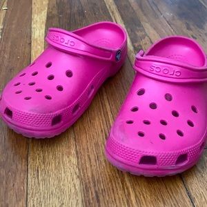Pink Crocs